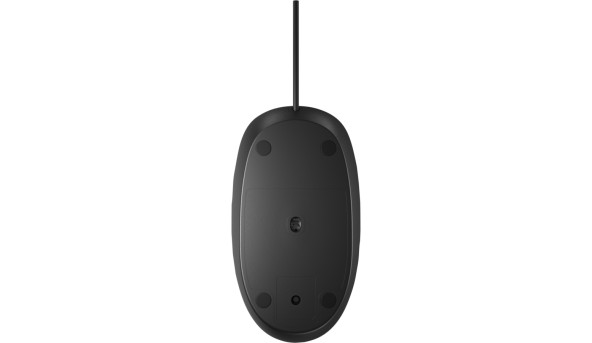 Мишка HP 128 Laser Wired, 3кн., 1200 dpi, чорна - 594355