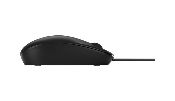 Мишка HP 128 Laser Wired, 3кн., 1200 dpi, чорна - 594355