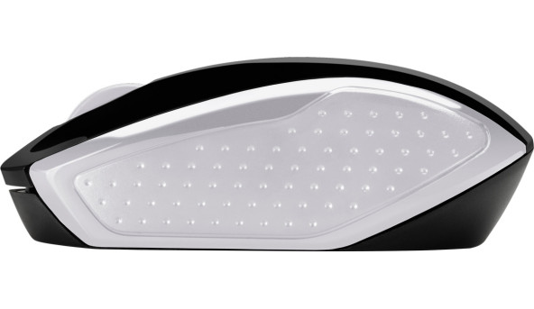 Мишка бездротова HP 200 Pike Silver Wireless Mouse, 3 кн., 1000 dpi, чорно-срібляста - 594366