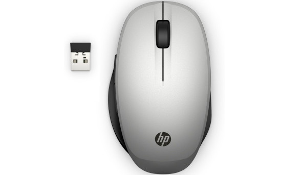 Мишка бездротова HP Dual Mode Sliver, 2 кн., up to 3600 dpi - 594383