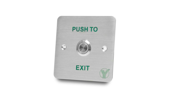 Кнопка выхода Yli Electronic YWP-880C(LED) водонепроницаемая с LED-подсветкой