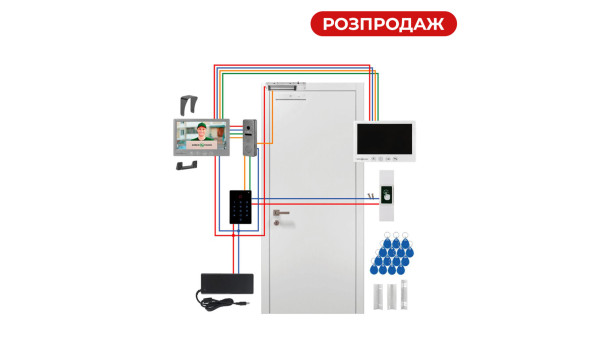 Комплект домофона с WiFi контроллером и двумя мониторами GV-512
