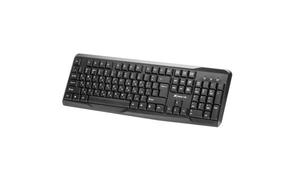 Клавіатура XTRIKE ME KB-229 UA 104 кл. USB, чорна