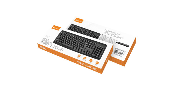 Клавіатура XTRIKE ME KB-229 UA 104 кл. USB, чорна - 594527