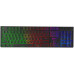 Клавіатура ігрова XTRIKE ME KB-511 UA 104кл. низ.профіль, райдужна LED підсв., USB чорна
