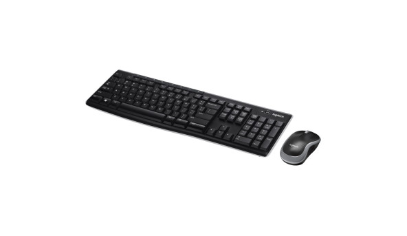 Комплект Logitech Cordless Desktop MK270 Combo, чорний - 594679