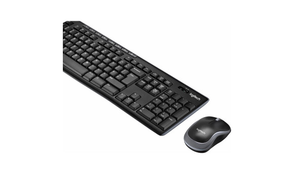 Комплект Logitech Cordless Desktop MK270 Combo, чорний - 594679