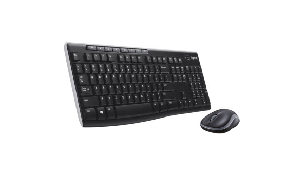 Комплект Logitech Cordless Desktop MK270 Combo, чорний - 594679