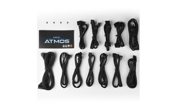 БЖ 850W Chieftec ATMOS CPX-850FC ATX 3.0 120 mm, 80+ GOLD, Cable management, retail - 594727