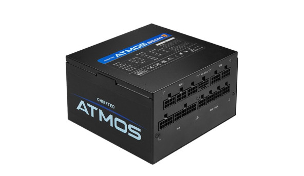 БЖ 850W Chieftec ATMOS CPX-850FC ATX 3.0 135 mm, 80+ GOLD, Cable management, retail