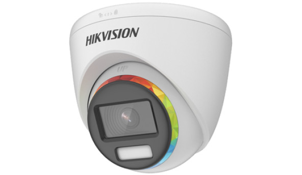 Купольна відеокамера Hikvision DS-2CE72DF8T-F (2.8) White
