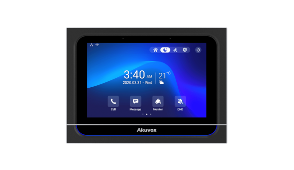 X933W Black - 7" SIP домофон на Android з Wi-Fi та Bluetooth