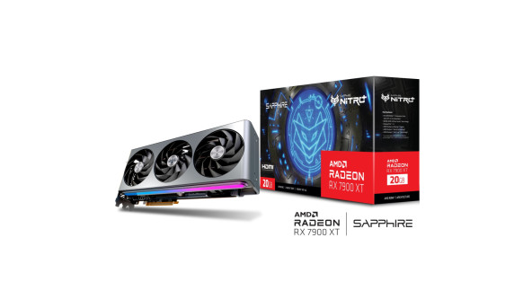 AMD Radeon RX 7900 XT Sapphire NITRO+ GAMING OC VAPOR-X, 20GB GDDR6, 320 bit, PCI-Express 4.0 x16 - 595482