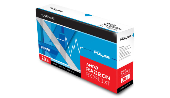 AMD Radeon RX 7900 XT Sapphire PULSE GAMING OC, 20GB GDDR6, 320 bit, PCI-Express 4.0 x16 - 595485