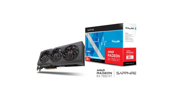AMD Radeon RX 7900 XT Sapphire PULSE GAMING OC, 20GB GDDR6, 320 bit, PCI-Express 4.0 x16 - 595485