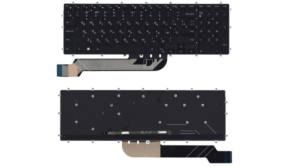 Клавіатура для ноутбука Dell Inspiron 15-5565 Black, (No Frame), RU