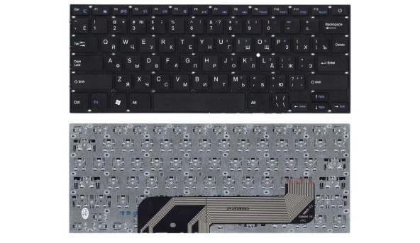 Клавіатура для ноутбука Prestigio SmartBook (141C) Black, (No Frame), RU