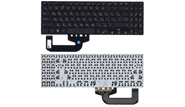 Клавіатура для ноутбука Asus (X507) Black, (No Frame), RU