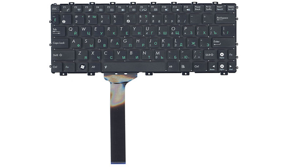 Клавіатура для ноутбука Asus Eee PC (1011, 1015, 1018, X101) Black, (No Frame) RU