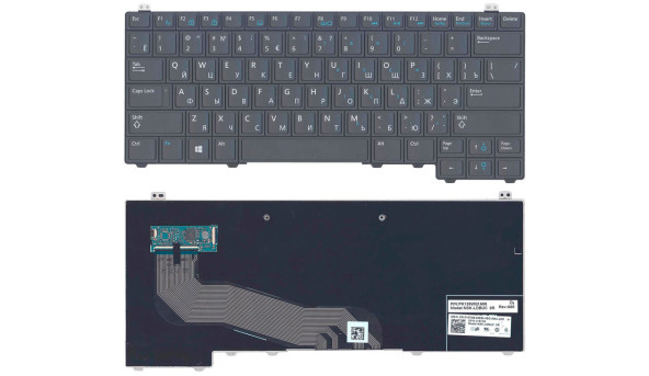 Клавіатура для ноутбука Dell latitude (E5440) Black, RU
