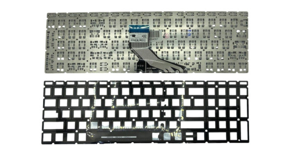 Клавіатура для ноутбука HP 250 G7 з підсвіткою (Light), Black, (No Frame), RU