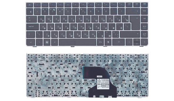 Клавиатура для HP ProBook (4330S, 4331s, 4430s, 4431s, 4435s, 4436s) Black, (Gray Frame), RU