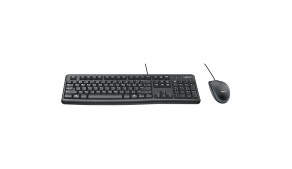 Комплект Logitech Desktop MK120 UA (клавіатура+мишка) чорний