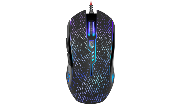 Мишка Defender OverLord GM-890, 6кн., 3200dpi, підсвітка - 595949