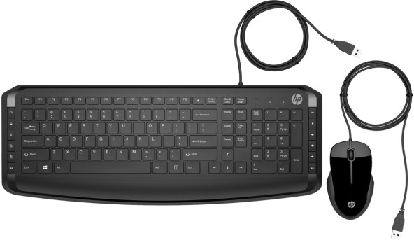 Комплект дротовий HP Pavilion Keyboard and Mouse 200, укр - 596321