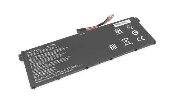 Аккумуляторная батарея для ноутбука Acer AP16M5J 3 A315-21 7.4V Black 4800mAh OEM