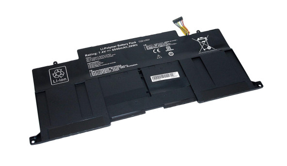 Аккумуляторная батарея для ноутбука Asus C22-UX31 UX31-2S2P 7.4V Black 6840mAh OEM