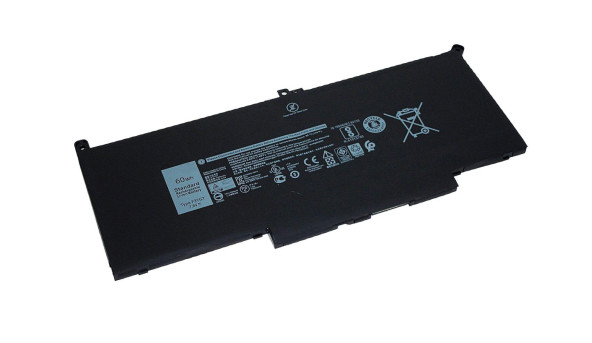 Акумулятор для ноутбука Dell 2x39g Latitude 13 7390 7.6 В Black 7500 мАг