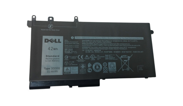 Акумулятор Dell 3DDDG Latitude 5280 11.4 В Black 3500 мАг Orig