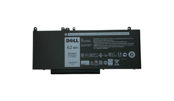 Аккумуляторная батарея для ноутбука Dell 6MT4T Latitude E5470 7.6V Black 7750mAh Orig