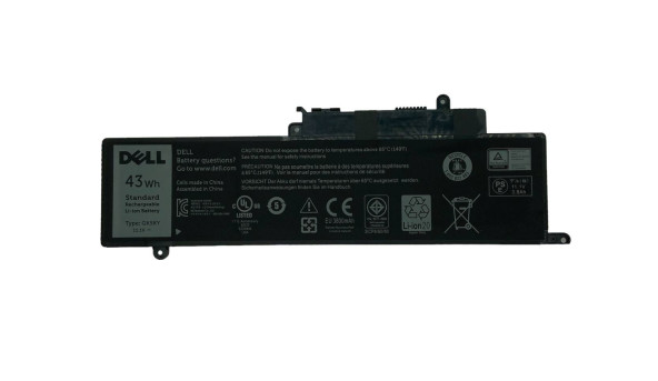 Аккумуляторная батарея для ноутбука Dell GK5KY Inspiron 11 (3147) 11.1V Black 8000mAh Orig