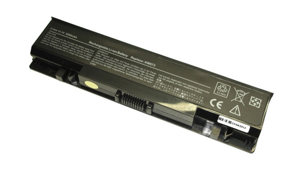 Аккумуляторная батарея для ноутбука Dell KM973 Studio 1737 11.1V Black 5200mAh OEM
