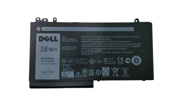 Акумулятор для ноутбука Dell RYXXH Latitude E5250 11.1 В Black 3230 мАг Orig