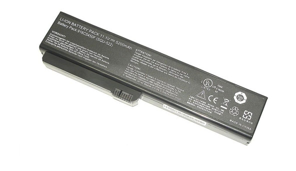 Аккумуляторная батарея для ноутбука Fujitsu-Siemens SQU-518 Amilo Pro V3205 11.1V Black 5200mAh OEM