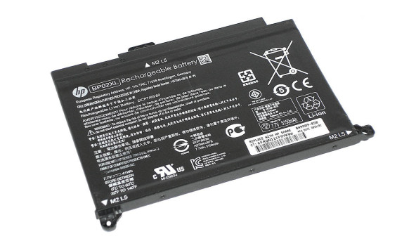 Аккумуляторная батарея для ноутбука HP BP02XL 15-au 7.7V Black 5150mAh Orig