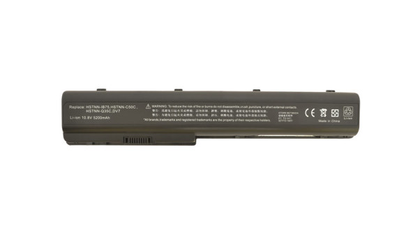 Акумулятор для ноутбука HP Compaq HSTNN-C50C DV7 10.8V Black 5200mAh OEM
