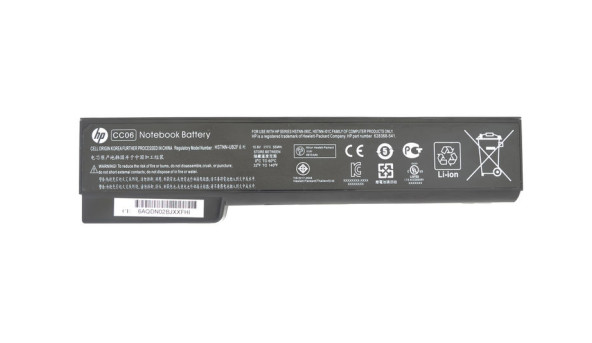 Аккумуляторная батарея для ноутбука HP Compaq QK642AA 6560b 10.8V Black 4910mAh Orig