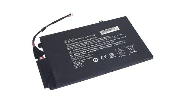 Аккумуляторная батарея для ноутбука HP EL04XL ENVY 4 14.8V Black 3500mAh OEM