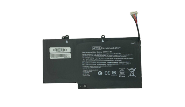 Аккумуляторная батарея для ноутбука HP NP03XL Pavilion 13 x360 11.4V Black 3800mAh OEM