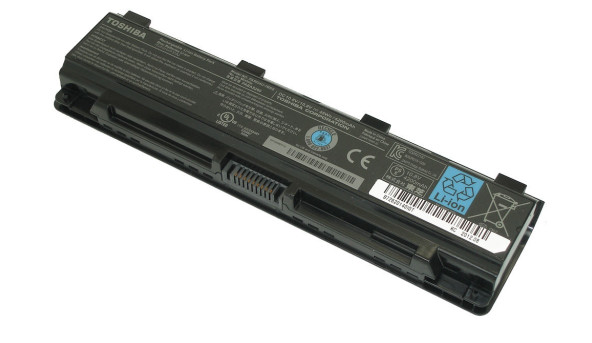 Аккумуляторная батарея для ноутбука Toshiba PA5024U Satellite C800 11.1V Black 4200mAh Orig