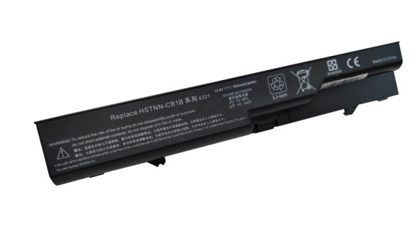 Усиленная аккумуляторная батарея для ноутбука HP Compaq HSTNN-IB1A ProBook 4320s 10.8V Black 7800mAh OEM