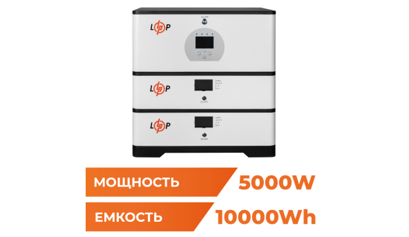 Источник бесперебойного питания (ИБП) LP BOX DEYE 5kW + АКБ 10kWh - 596673