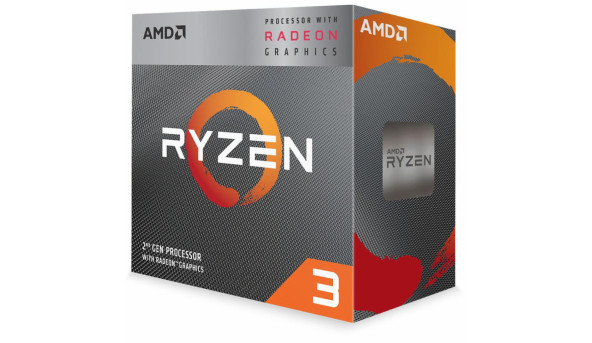 AMD Ryzen 3 4C/4T 3200G (3.6Hz/4.0GHz Boost,6MB,65W,AM4,Radeon Vega8) box, Wraith Stealth 65W cooler