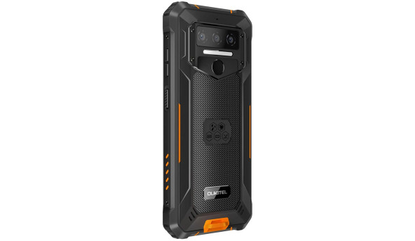 Смартфон Oukitel WP23 pro 6.52"HD+ /8GB/128GB / T606 /10600mAh /13+5Мп/ IP69K /NFC Black-Orange - 596949