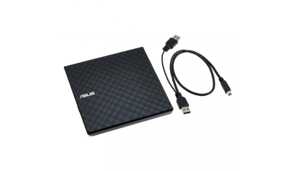 Asus Lite SDRW-08D2S-U 8х External slim USB2.0, чорний