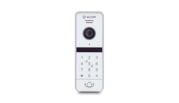 Комплект Wi-Fi відеодомофонa 7" BCOM BD-760FHD/T White з підтримкою Tuya Smart + BT-400HD-AC White